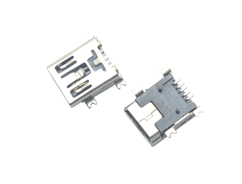 MINI USB-5P-SMT-B型厚0.3間距連接器
