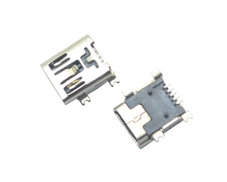 MINI USB-5P-SMT-B型厚0.4間距連接器