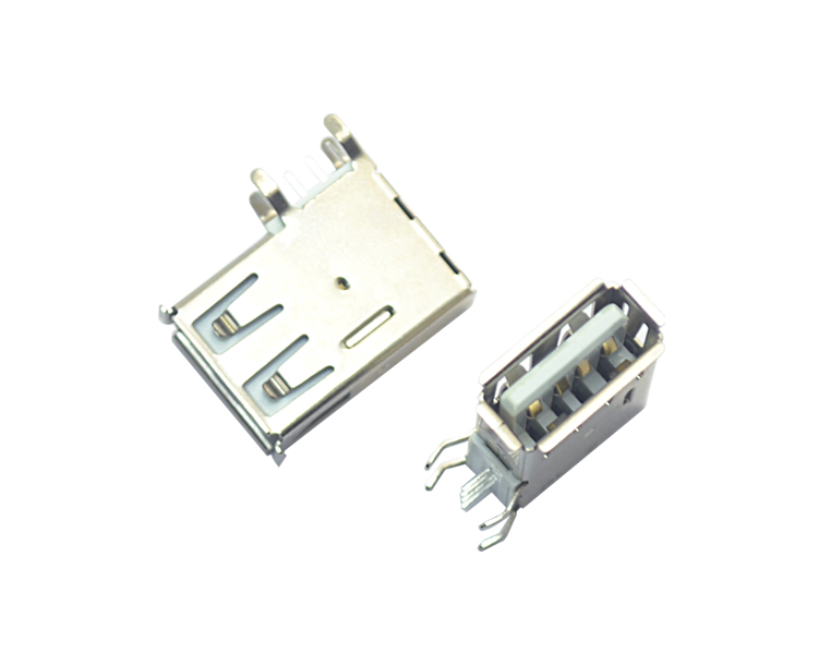 USB-A/F-4P側插長體連接器