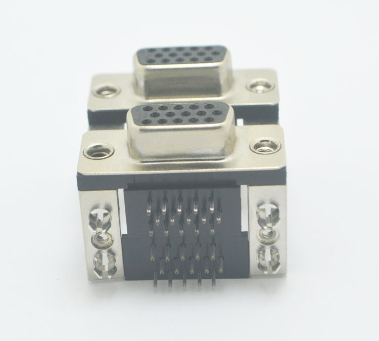 D-SUB15P HDR母對母5.08間距連接器