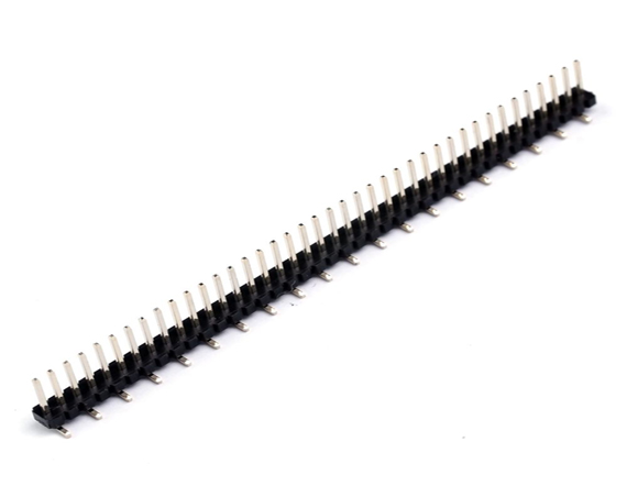 1.27mm單排錯位立貼排針連接器